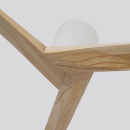 ZEVENTI - VELLON Ceiling Fan Wi-Fi Tuya White/Paulownia + Remote Control