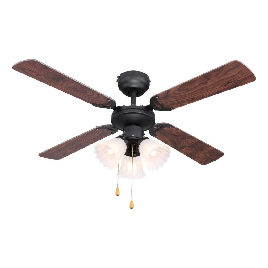 ZEVENTI - Ceiling fan ZURRIOLA 3xE27/60W/230V