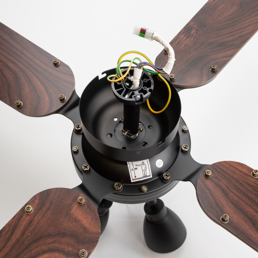 ZEVENTI - Ceiling fan ZURRIOLA 3xGU10/50W/230V