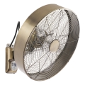 ZEVENTI - FANNY 50W/230V Wall Fan, Bronze + Remote Control