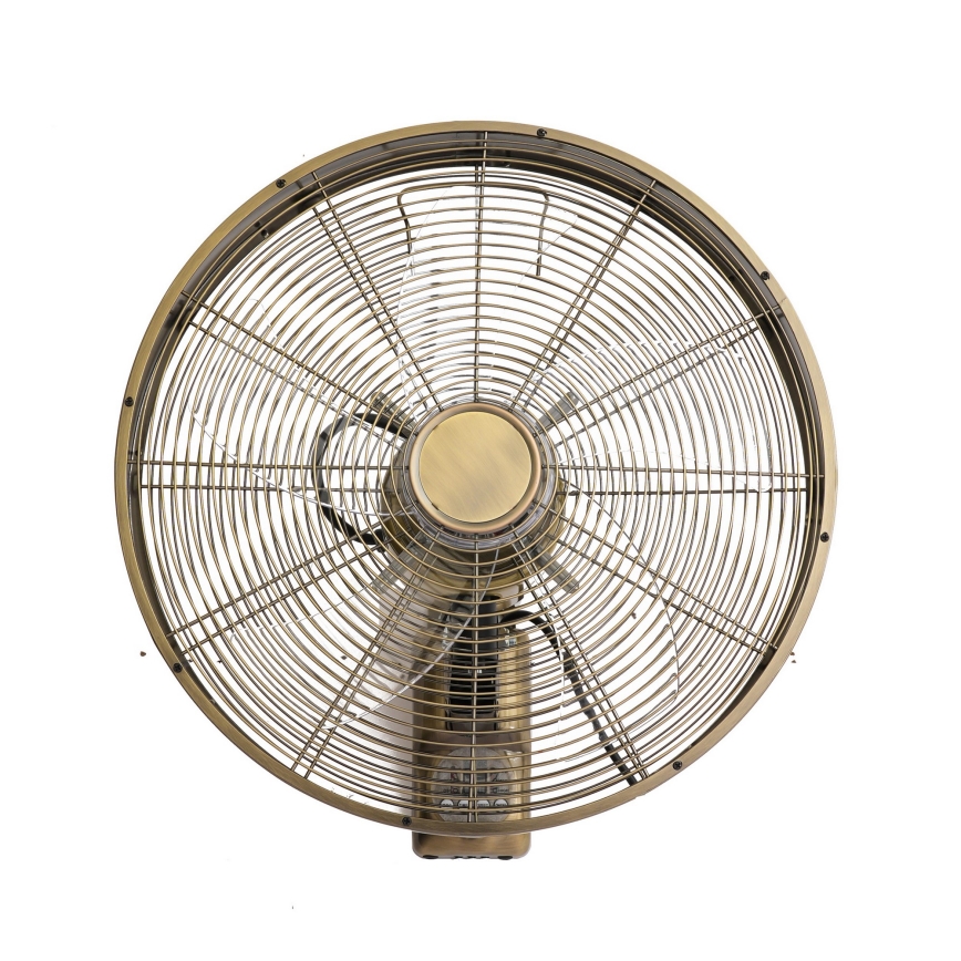 ZEVENTI - FANNY 50W/230V Wall Fan, Bronze + Remote Control