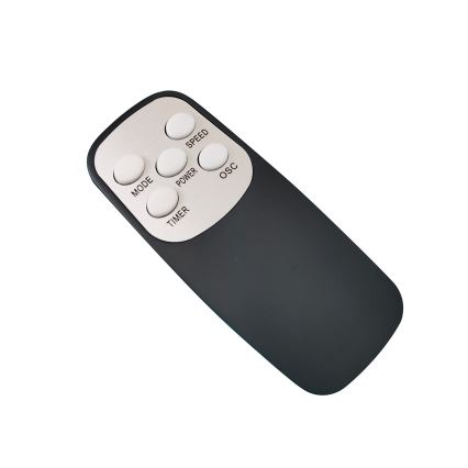 ZEVENTI - FANNY wall-mounted fan 50W/230V, black, with remote control