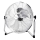 ZEVENTI - FLOW Pedestal Fan 60W/230V 44.5 cm Polished Chrome