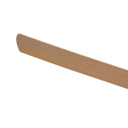 ZEVENTI - AUREX Dimmable LED Ceiling Fan LED/24W/230V 3000/4000/6000K Wi-Fi Tuya white/oak + remote control