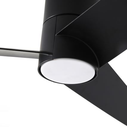 ZEVENTI - LED Ceiling fan BARROSA LED/18W/230V 3000/4000/6000K Wi-Fi Tuya black + remote control