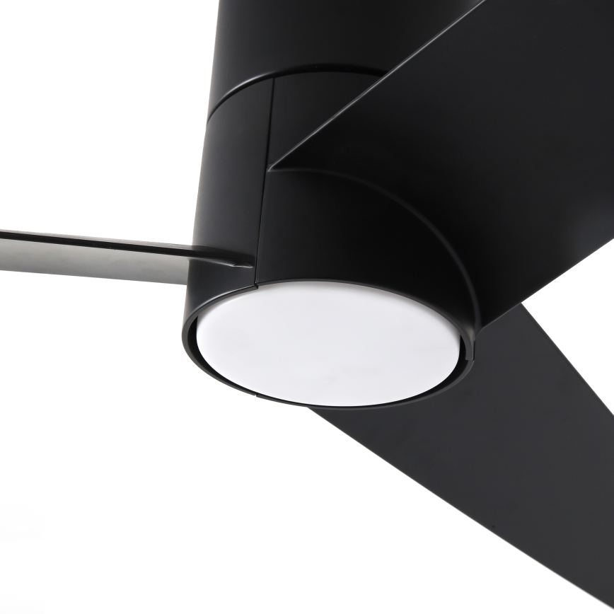 ZEVENTI - LED Ceiling fan BARROSA LED/18W/230V 3000/4000/6000K Wi-Fi Tuya black + remote control