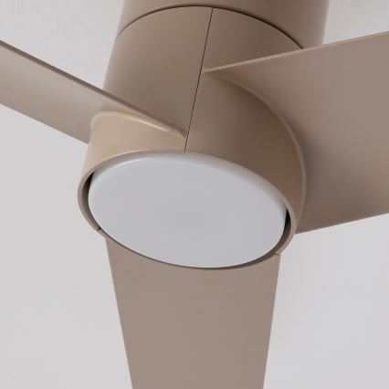 ZEVENTI - LED Ceiling Fan BARROSA LED/18W/230V 3000/4000/6000K Wi-Fi Tuya beige + remote control