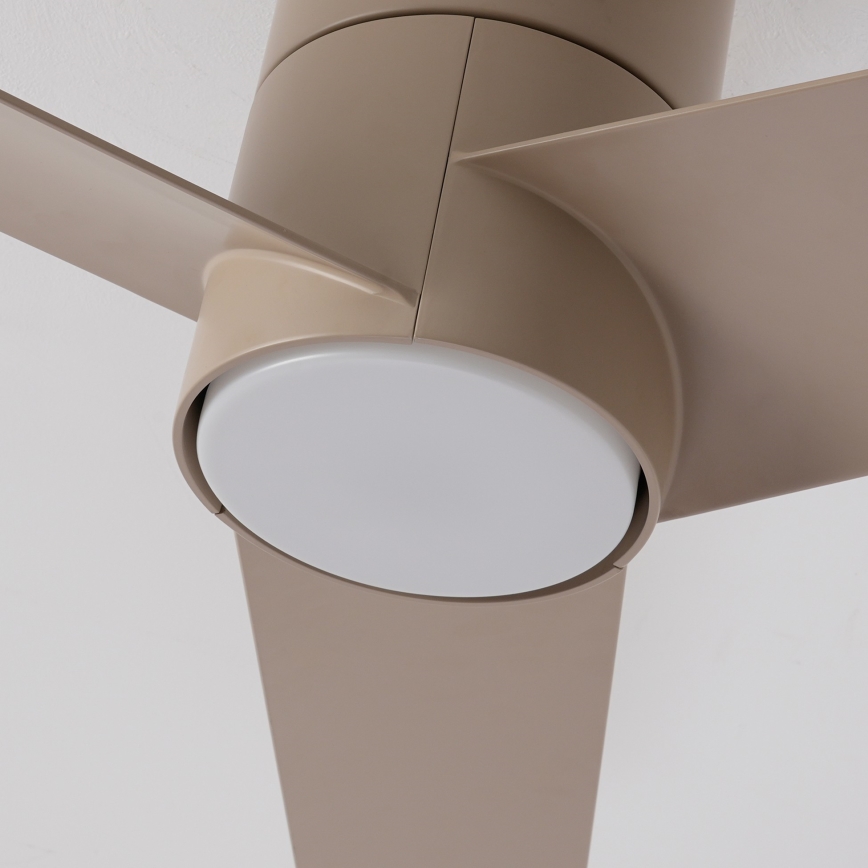 ZEVENTI - LED Ceiling Fan BARROSA LED/18W/230V 3000/4000/6000K Wi-Fi Tuya beige + remote control