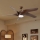 ZEVENTI - LED Ceiling fan LUCCA LED/18W/230V 3000-6000K Wi-Fi Tuya brown + remote control
