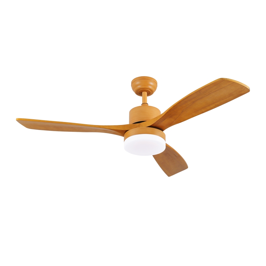 ZEVENTI - LED Dimmable ceiling fan MARE LED/24W/230V 3000-6000K Wi-Fi Tuya oak + remote control