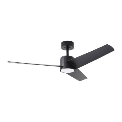 ZEVENTI - LED Dimmable ceiling fan ORVIETO LED/18W/230V 3000-6000K Wi-Fi Tuya black + remote control