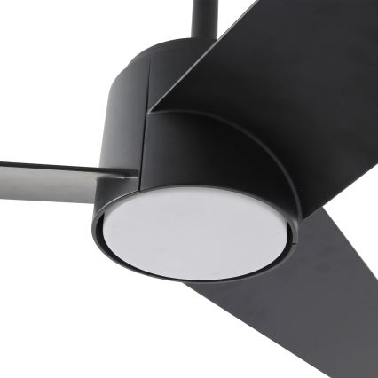 ZEVENTI - LED Dimmable ceiling fan ORVIETO LED/18W/230V 3000-6000K Wi-Fi Tuya black + remote control