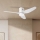ZEVENTI - LED Ceiling Fan PADUA LED/18W/230V 3000/4000/6000K Wi-Fi Tuya white + remote control