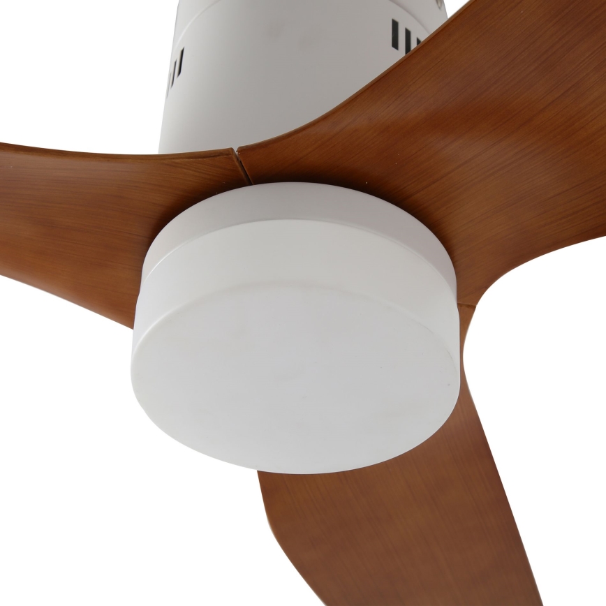 ZEVENTI - LED Dimmable ceiling fan PADUA LED/18W/230V 3000-6000K Wi-Fi Tuya white/brown + remote control