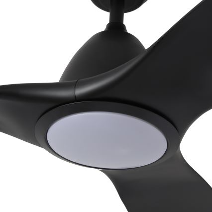 ZEVENTI - LED Dimmable ceiling fan URBINO LED/20W/230V 3000-6000K Wi-Fi Tuya black + remote control