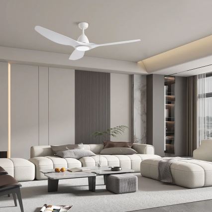 ZEVENTI - LED Dimmable ceiling fan URBINO LED/20W/230V 3000-6000K Wi-Fi Tuya white + remote control