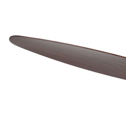 ZEVENTI - Dimmable LED Ceiling Fan VENTORA LED/24W/230V 3000/4000/6000K Tuya Wi‑Fi Black/Walnut + Remote Control