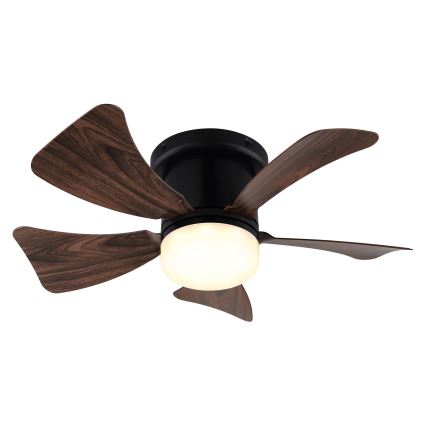 ZEVENTI - LED Dimmable ceiling fan MUNDAKA LED/10W/230V 3000-6500K brown + remote control