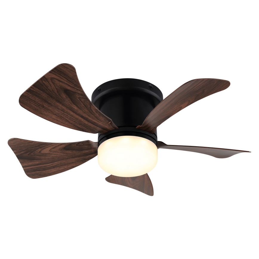 ZEVENTI - LED Dimmable ceiling fan MUNDAKA LED/10W/230V 3000-6500K brown + remote control