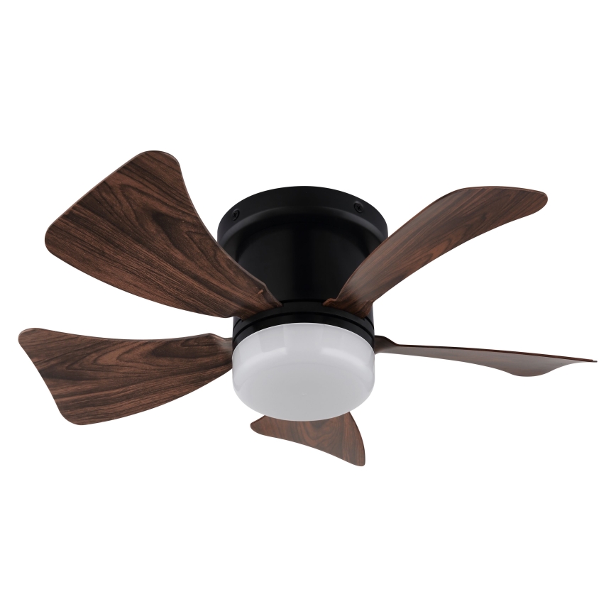 ZEVENTI - LED Dimmable ceiling fan MUNDAKA LED/10W/230V 3000-6500K brown + remote control