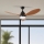 ZEVENTI - LED Dimmable ceiling fan MURO LED/18W/230V 3000-6000K Wi-Fi Tuya black + remote control