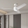 ZEVENTI - LED Dimmable ceiling fan ORVIETO LED/18W/230V 3000-6000K Wi-Fi Tuya white + remote control