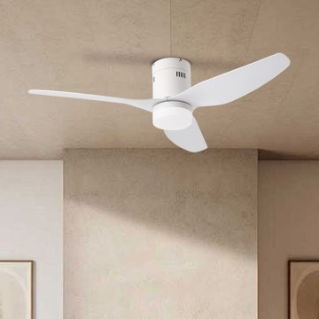ZEVENTI - LED Dimmable ceiling fan PADUA LED/18W/230V 3000-6000K Wi-Fi Tuya white + remote control