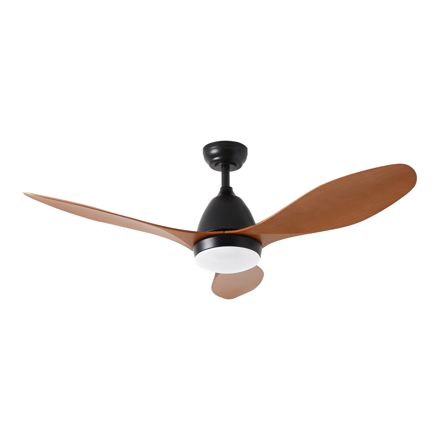 ZEVENTI - LED Ceiling Fan MURO LED/18W/230V 3000/4000/6000K Wi-Fi Tuya black + remote control
