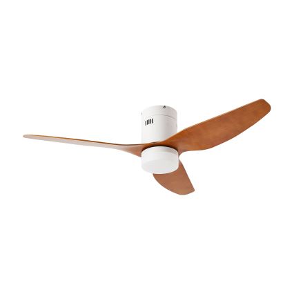ZEVENTI - PADUA LED Ceiling Fan LED/18W/230V 3000/4000/6000K Tuya Wi-Fi White/Brown + Remote Control