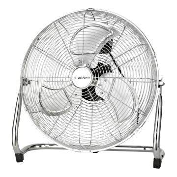 ZEVENTI - Pedestal fan FLOW 100W/230V Ø 54 cm polished chrome