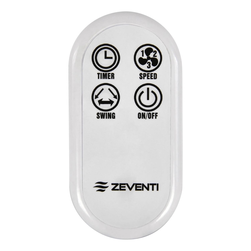 ZEVENTI - Remote control for fans FREEZE white