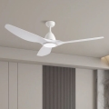 ZEVENTI - URBINO LED Ceiling Fan, 20W, 230V, 3000/4000/6000K, Wi-Fi Tuya, White + Remote Control