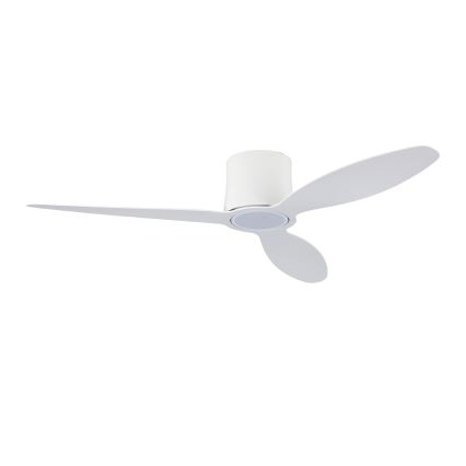 ZEVENTI - VENTORA LED Dimmable Ceiling Fan LED/24W/230V 3000/4000/6000K Wi‑Fi Tuya White + Remote Control