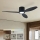ZEVENTI - VENTORA LED Dimmable Ceiling Fan LED/24W/230V 3000/4000/6000K Tuya Wi-Fi, Black + Remote Control