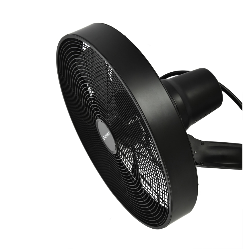 ZEVENTI - Wall fan FREEZE 50W/230V d. 40 cm black + remote control