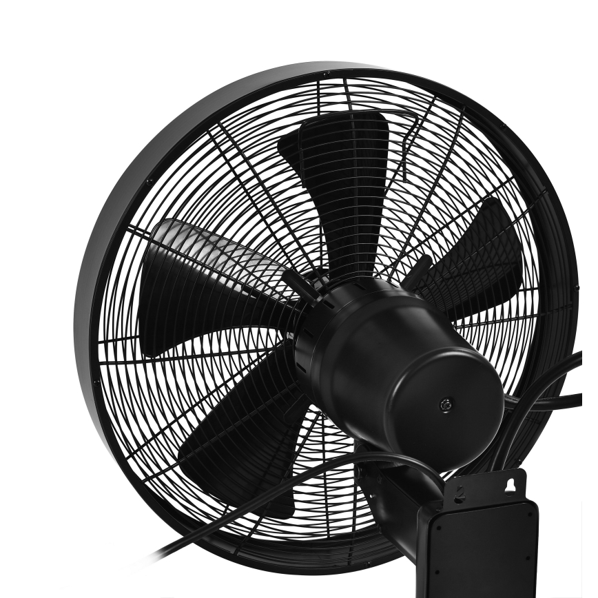 ZEVENTI - Wall fan FREEZE 50W/230V d. 40 cm black + remote control