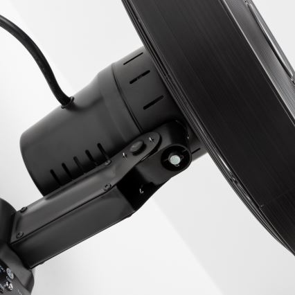 ZEVENTI - Wall fan FREEZE 50W/230V d. 40 cm black + remote control