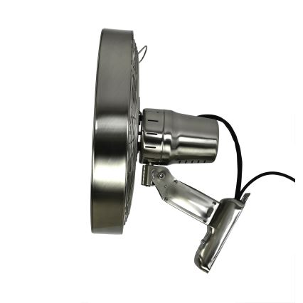 ZEVENTI - Wall fan FREEZE 50W/230V d. 40 cm matte chrome + remote control