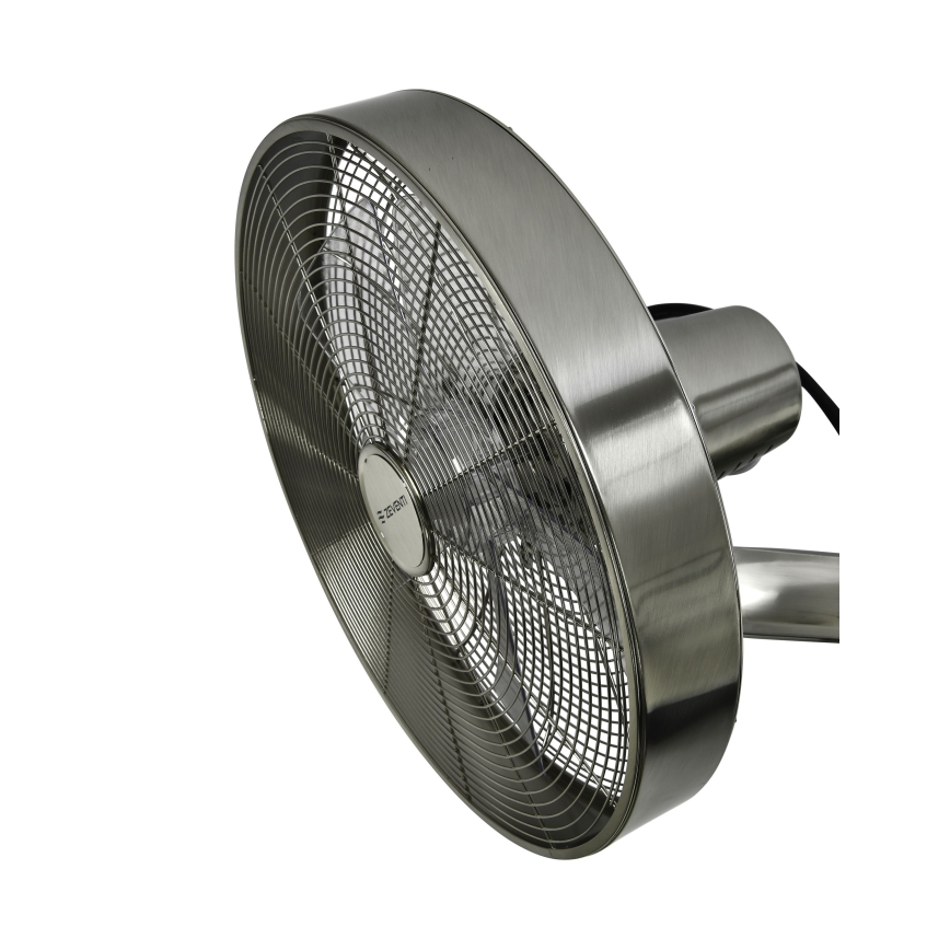 ZEVENTI - Wall fan FREEZE 50W/230V d. 40 cm matte chrome + remote control