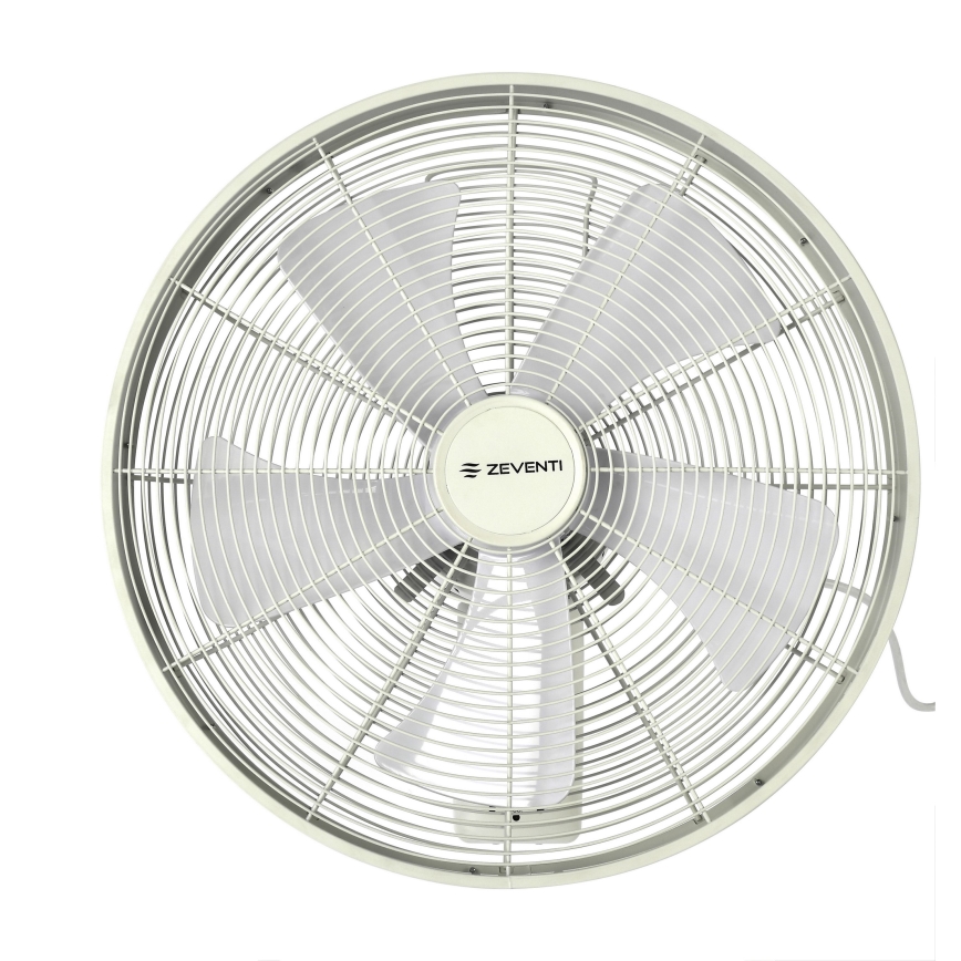 ZEVENTI - Wall fan FREEZE 50W/230V d. 40 cm white + remote control