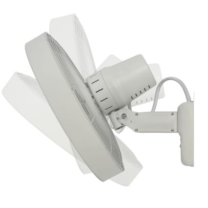 ZEVENTI - Wall fan FREEZE 50W/230V d. 40 cm white + remote control