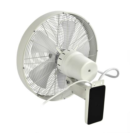 ZEVENTI - Wall fan FREEZE 50W/230V d. 40 cm white + remote control