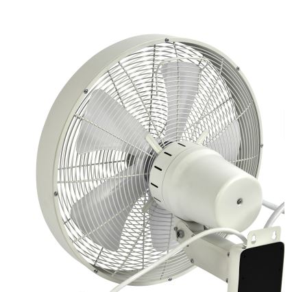 ZEVENTI - Wall fan FREEZE 50W/230V d. 40 cm white + remote control