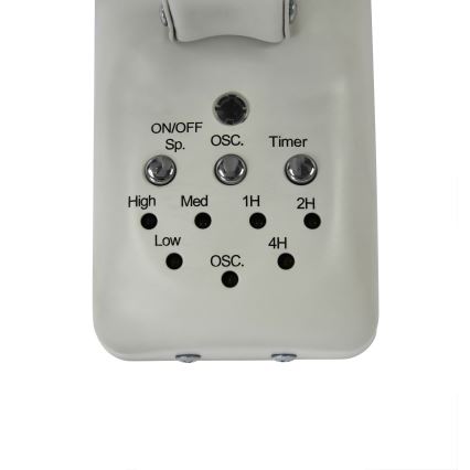 ZEVENTI - Wall fan FREEZE 50W/230V d. 40 cm white + remote control