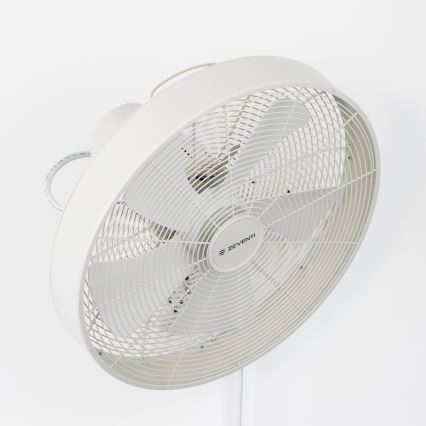 ZEVENTI - Wall fan FREEZE 50W/230V d. 40 cm white + remote control