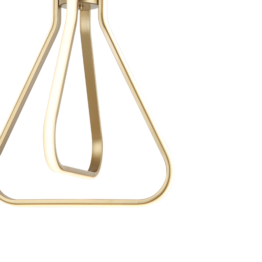 ZING LED Cable Pendant Light, 19W, 230V, Gold