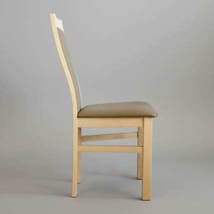 ZOE Dining Chair, Oak/Brown