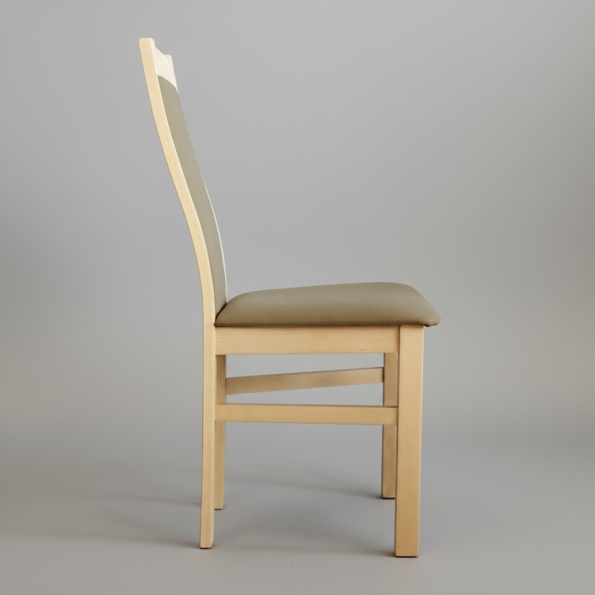ZOE Dining Chair, Oak/Brown