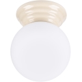 ZORI bathroom ceiling light 1xG9/8W/230V, Ø 12 cm, IP44, beige