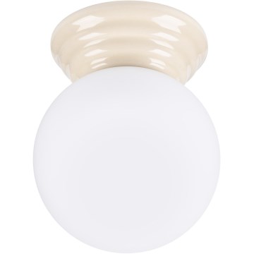 ZORI bathroom ceiling light 1xG9/8W/230V, Ø 12 cm, IP44, beige